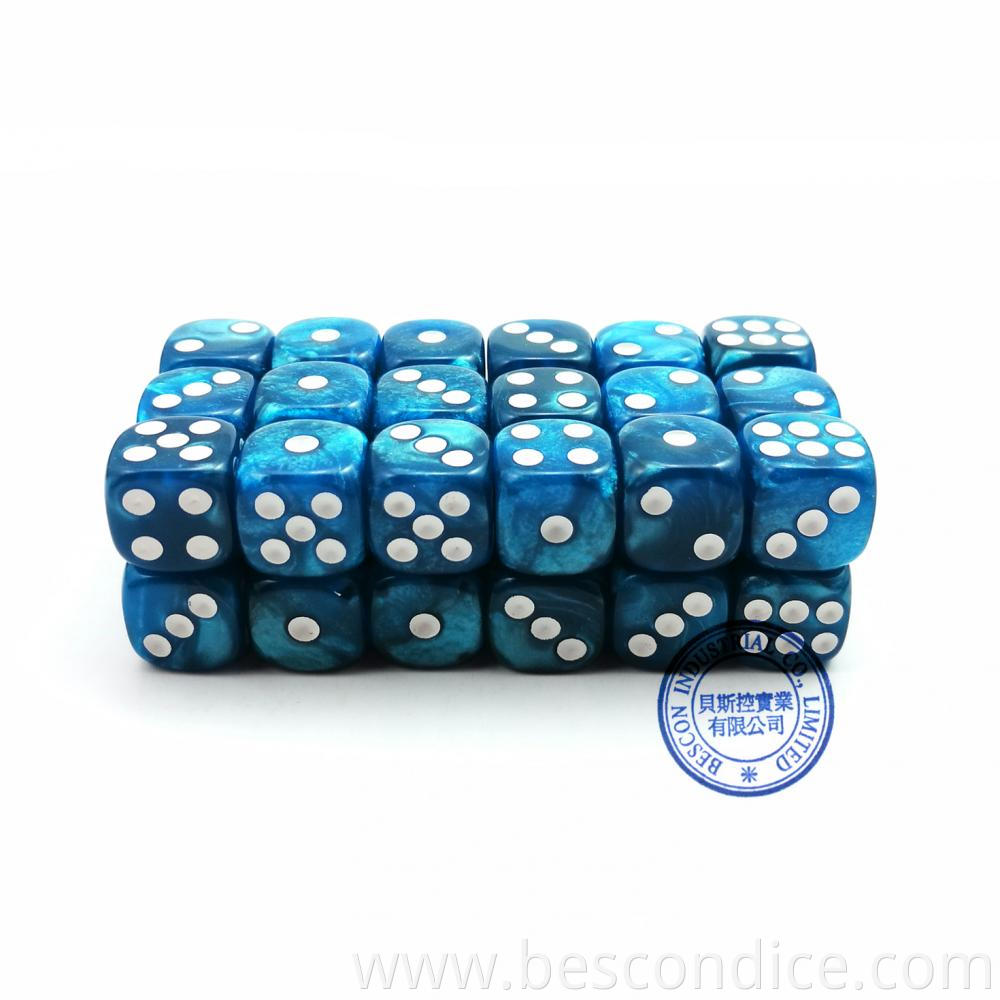 12mm Six Sided Die 39 Block Of Dice Marble